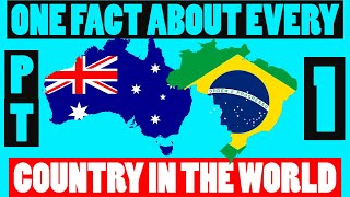 One Fact About Every Country in the World  Part 1 AC [upl. by Thurnau529]