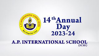 14th Annual Day 202324 Of AP International School ICSE [upl. by Rdnaskela]