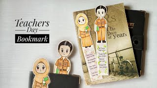 Pembatas Buku untuk Hari Guru Teachers day bookmark [upl. by Vanna]