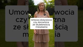 Umowa dożywocia a darowizna ze służebnością mieszkania zachowek [upl. by Eniroc]