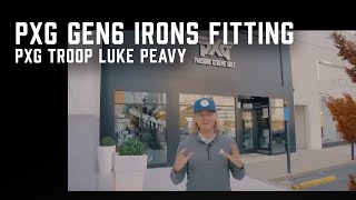 PXG GEN6 Irons Fitting  PXG Troop Luke Peavy [upl. by Melisent824]