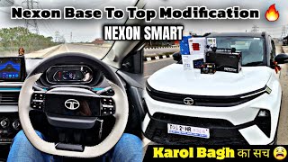 Nexon Base To Top Model Modification 🔥  Nexon Modification with Price  Best Video for Nexon ✅ [upl. by Aillil101]