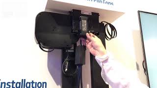 ISE 2018 Crestron Demos Its New OneTouch FlipTop Cable Retractor Modules [upl. by Dorca]