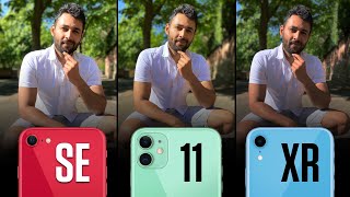 iPhone SE vs iPhone 11 vs iPhone XR Camera Comparison [upl. by Ervine]