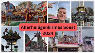 Soester Allerheiligenkirmes 2024  24h vor Eröffnung Aufbau RundgangVideo  GEWINNSPIEL [upl. by Nievelt429]