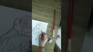 drawing jack hanma shortsdrawing [upl. by Sharla]