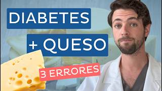 🧀 QUESO Y DIABETES ‼️ 3 ERRORES al comer queso [upl. by Llevra]