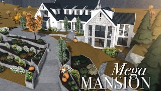 Autumn MEGA Mansion Bloxburg Speedbuild [upl. by Ellard832]