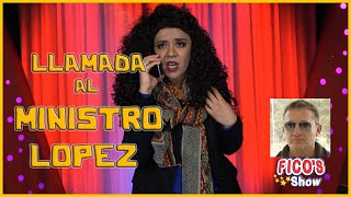 Ficos show  CANAL OFICIAL  LLAMADA AL MINISTRO DE DEFENSA  HUMOR [upl. by Anwahsed]