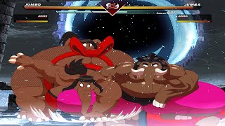 Jumbo x2 Vs Jumba x2  Mugen Fighting Games [upl. by Rolland274]