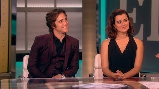 Dovekeepers Stars Cote de Pablo amp Diego Boneta Talk Steamy Sensual Scenes [upl. by Magdalen177]