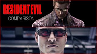 Resident Evil moviegame comparison  Wesker fight scene [upl. by Regine]