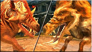 NEW UPGRADE ENTELODON VS ARCHAEOTHERIUM MAX X3 LEVEL 40  JURASSIC WORLD THE GAME [upl. by Tyrus]