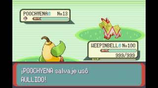 POKEMON EMERALD  WEEPINBELL  AYUDA  ASSIST [upl. by Laekim]