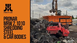 Pronar MRW 21010  shredding car bodies amp scrap [upl. by Lusa]