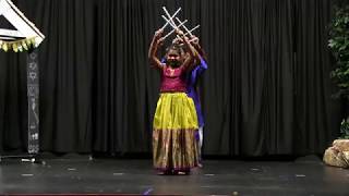 Kannada Rajyotsava SKK 2019 Nimbiya Kolata and Patta Dance [upl. by Lesley144]