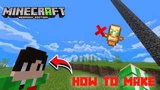 How to make a custom totem in Minecraft pe  custom totem in Minecraft skin [upl. by Nemrac]