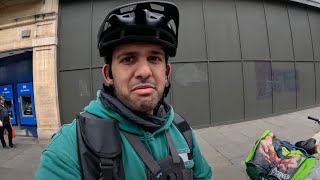 Indian Deliveroo rider exasperated by high immigration in UK [upl. by Daniela]