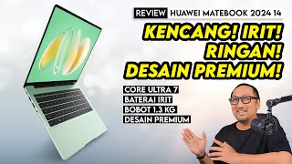 Laptop Rasa Flagship yang PALING IRIT Kencang dan Ringan REVIEW HUAWEI MateBook 14 2024 [upl. by Sillyrama]