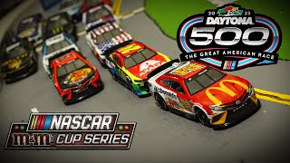 NASCAR StopMotion MampM Cup Series S5 R1  Daytona 500 [upl. by Aitnecserc30]