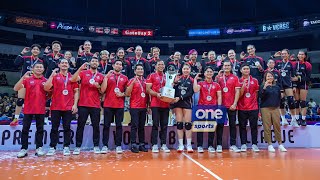 Cignal HD Spikers’ silver awarding ceremony 🥈  2024 PVL Invitational Conference [upl. by Spanjian520]