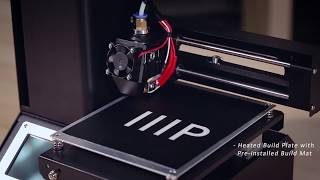 Monoprice Select Mini 3D Printer v2  Unboxing Setup and HowTo First 3D Print [upl. by Halilak]