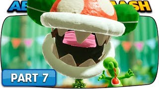 Yoshis Crafted World  ACORN FOREST  100 Walkthrough Gameplay Part 7 [upl. by Jocko957]