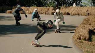 Crazy Downhill World Championships 2024  Skateboarding Street Luge and Inline [upl. by Enhpad125]