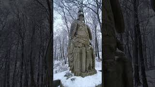 HERMANNSDENKMAL im TEUTOBURGER WALD  Verschneit im Winter 2024  Winterspaziergang [upl. by Starbuck]