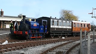 Buckinghamshire Railway Centre  February 19th Half Term Steaming 2023 [upl. by Charmion]