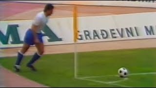 Blaž Slišković  Baka gol iz kornera Hajduk  zvizda 21 prva utakmica finala kupa 1984 [upl. by Erasaec]