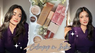 Colourpop Cosmetics India Launch🇮🇳  Testing Viral Makeup on Indian Skin  Nykaa Haul amp Review [upl. by Thoer]