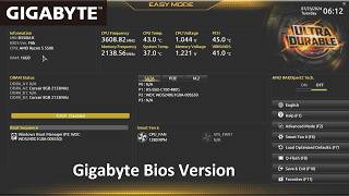 How to check Gigabyte Bios Version [upl. by Aivull]