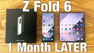 Samsung Galaxy Z Fold 6 Review  1 Month Later [upl. by Ahselrak715]