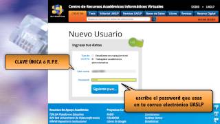 TUTORIAL PARA REGISTRARSE EN CREATIVA UASLP [upl. by Ebba]