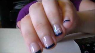 REQUEST Matrosen Nageldesign FrenchNaildesign blau Nutzung NAGELLACKENTFERNERBOX [upl. by Amery]