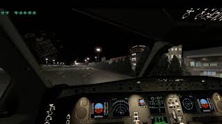 XPlane default A330 check list from cold amp dark flight LIMC  LUKK VATSIM covered [upl. by Elma65]