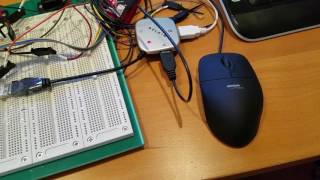 RetroUSB prototype  USB keyboard and mouse with ADB Macintosh [upl. by Kora]