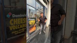 Trying Dominos Launch Cheese Volcano Pizza ad dominos [upl. by Huan631]