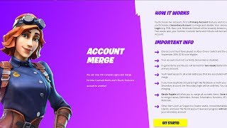 How to merge your Fortnite account [upl. by Bentlee]