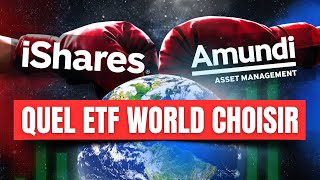 iShares vs Amundi  Quel ETF World choisir [upl. by Shig]