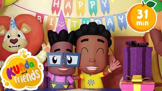 Happy Birthday 🎉  More Nursery Rhymes  Kids Songs  Cartoons For Kids  Kunda amp Friends [upl. by Susej]