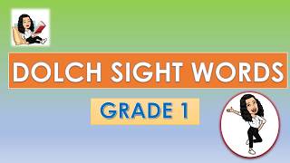 DOLCH SIGHT WORDS FLASHCARDS GRADE 1 [upl. by Ujawernalo]