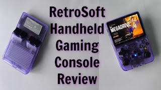 RetroSoft handheld gaming console review Perfect for Christmas Retro playstation Nintendo [upl. by Zischke]