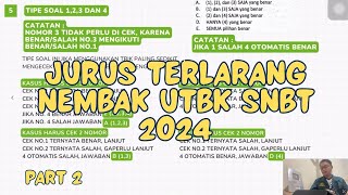 STRATEGI TERBARU NEMBAK JAWABAN UTBK SNBT 2024  PART 2 [upl. by Auria38]