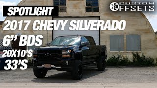 Spotlight  2017 Chevy Silverado 1500 6quot BDSquot 20x10s and 35s [upl. by Sofie]