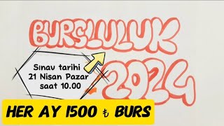 2024 Bursluluk Sınavı  Bursluluk sınavı kaç netle kazanılır [upl. by Papke]