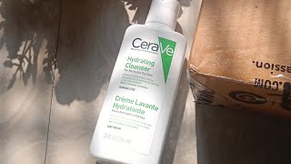 Unboxing of CeraVe Hydrating cleanser for Dry skin [upl. by Nirraj]