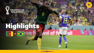 Dramatic late winner  Cameroon v Brazil  FIFA World Cup Qatar 2022 [upl. by Ruskin]