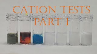 Cation Tests 1 [upl. by Asirram]